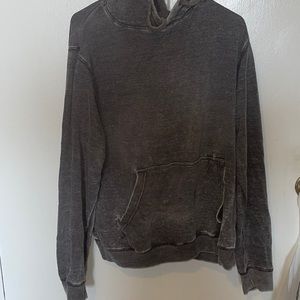 Grey, pullover hoodie